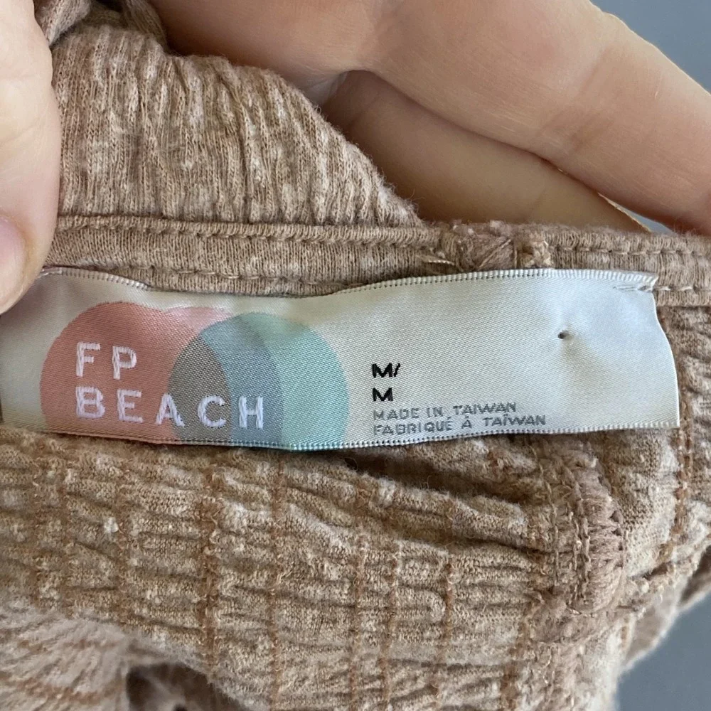 Free People Beach‎ Womens Delia Ruffle Mini Dress Size M Boho Country Cowgirl